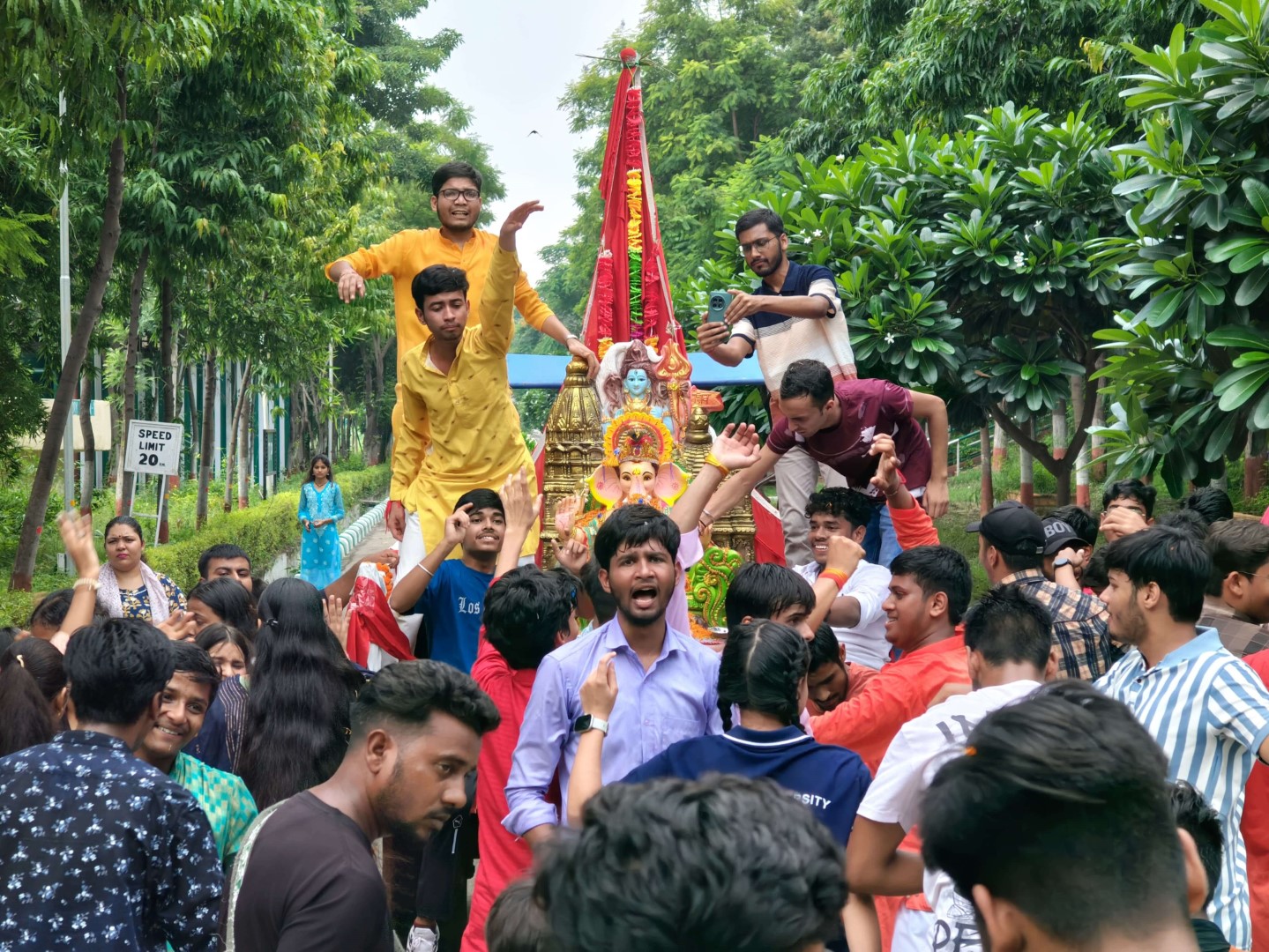 Ganesh Chaturthi at Jaypee University